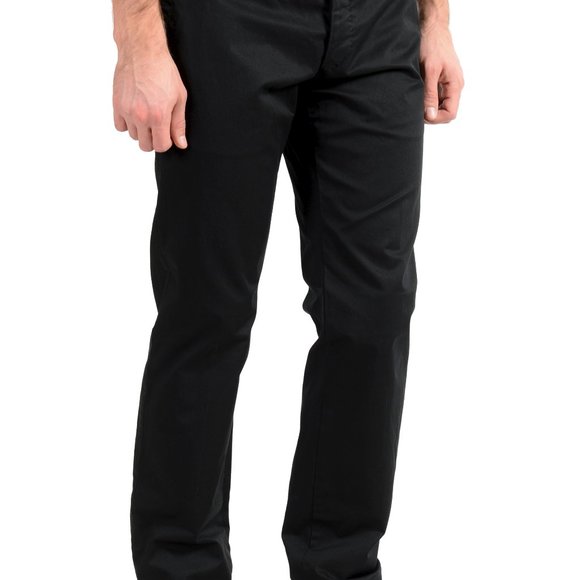 Malo Black Casual Pants US 38 IT 54 - Picture 2 of 4